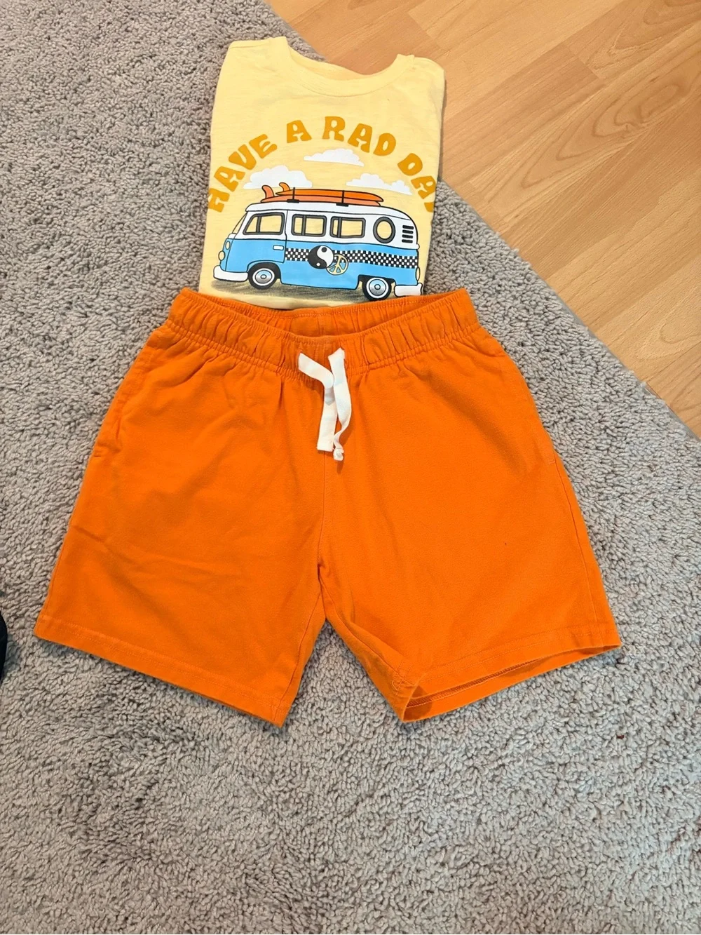Cat & Jack Orange Kids Graphic Tee